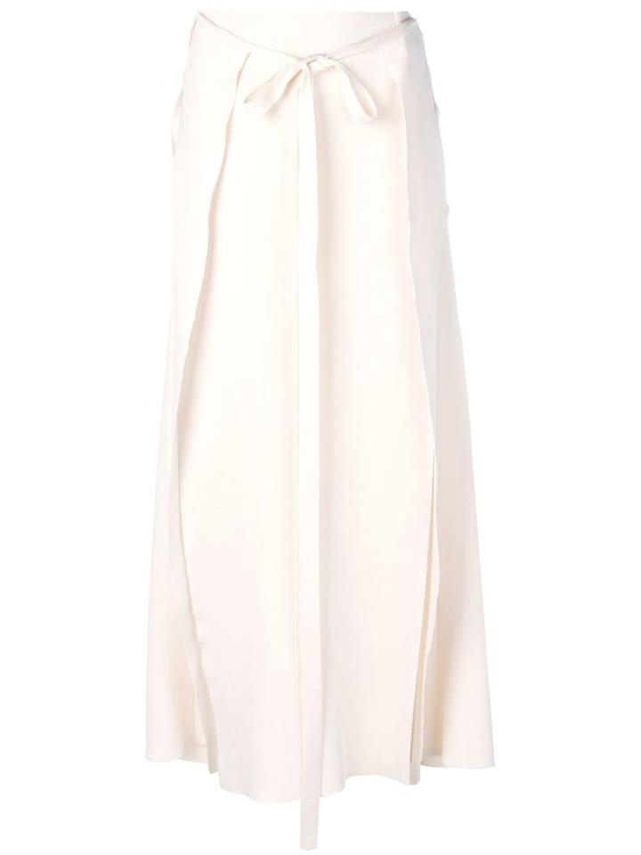 Sonia Rykiel Wrap Midi Skirt - White