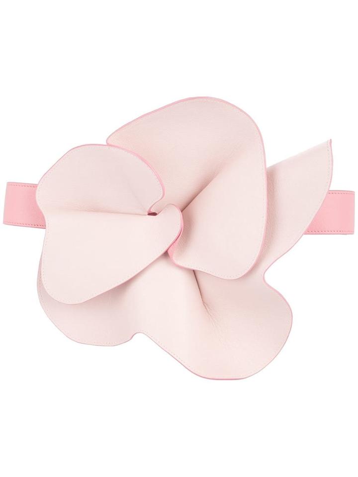 Delpozo Flower Belt - Pink