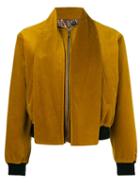 Jean Paul Gaultier Pre-owned Velvet Bomber Jacket - Orange