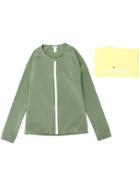 Miska Paris Teen Zipped Slim Jacket - Green