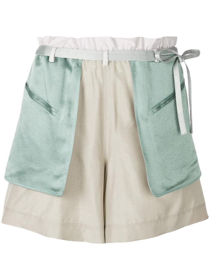 Valentino Schappe Shorts - Nude & Neutrals