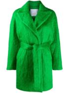 Giada Benincasa Felt Trenchcoat - Green