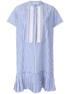 Ps By Paul Smith Striped Drop Pleat Dress - Blue