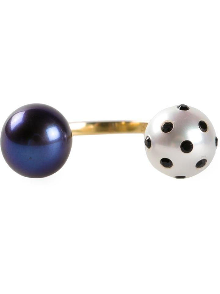 Nektar De Stagni 'lady Bug And Peacock' Ring, Women's, Blue