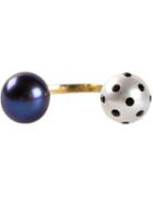 Nektar De Stagni 'lady Bug And Peacock' Ring, Women's, Blue