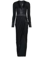 Thomas Wylde Shelly Long Dress - Black