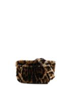 Yves Salomon Leopard Belt Bag - Brown