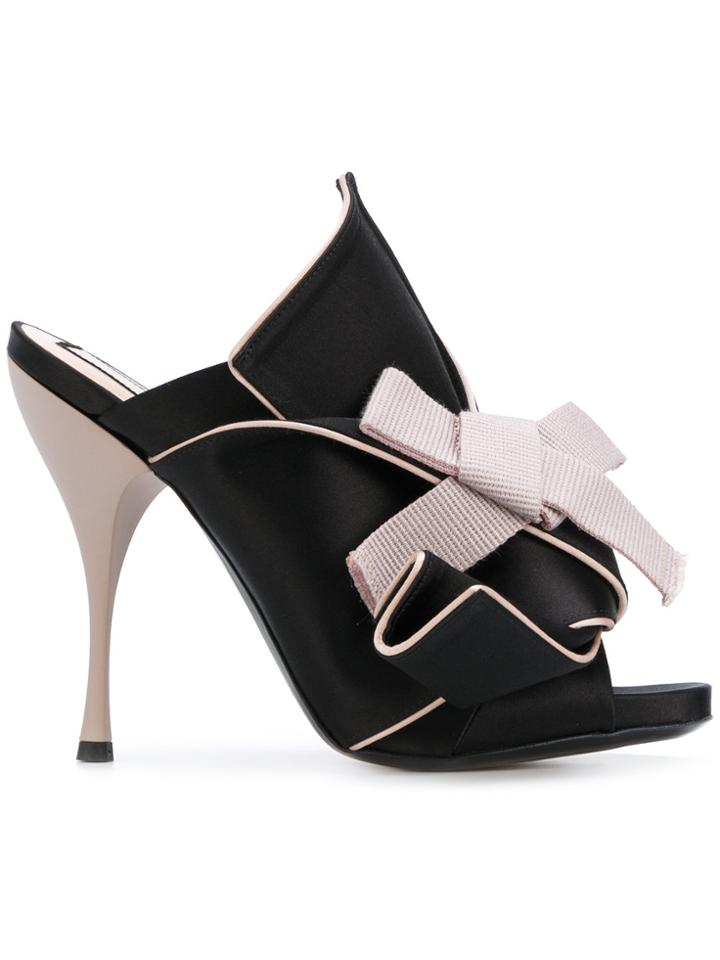 No21 Sculptural Sandals - Black