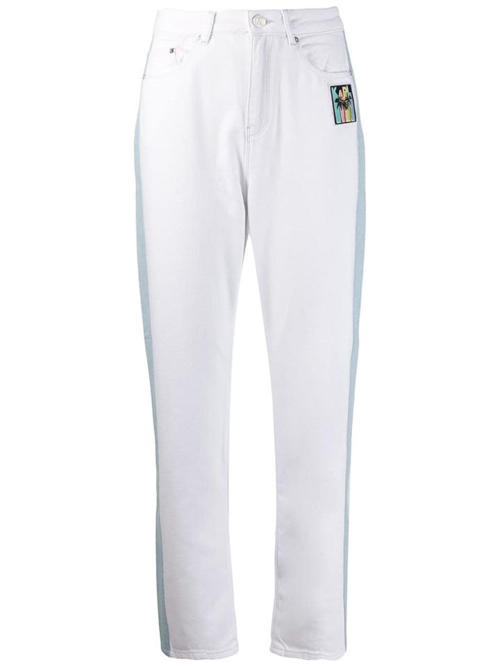 Karl Lagerfeld Karlifornia Straight-leg Jeans - White