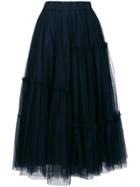 P.a.r.o.s.h. Nylfluo Tulle Skirt - Blue