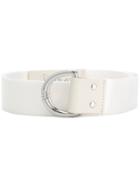 Y-3 D-ring Belt - White