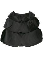 Isabel Sanchis Circular Dictionary Style Reversible Cape - Black