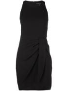 Black Halo Wrapped Front Dress