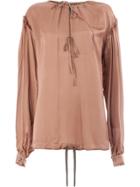 Ann Demeulemeester Flared Shirt - Brown