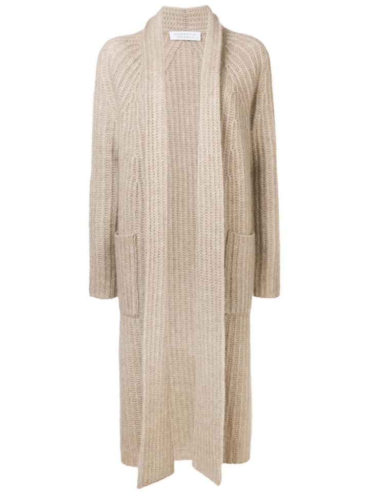 Gabriela Hearst Longline Cardigan - Nude & Neutrals