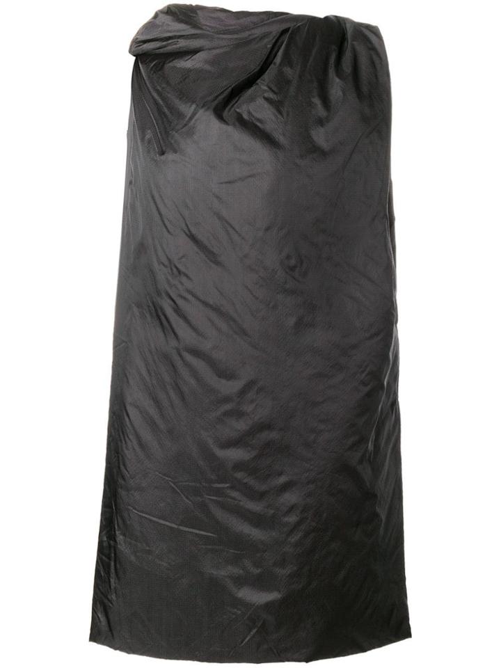 Rick Owens Drkshdw Oversized Asymmetric Sweatshirt - Black