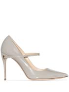 Jennifer Chamandi Lorenzo 105mm Pumps - Grey