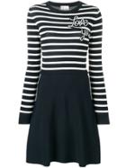 Red Valentino Knitted Love You Dress - Blue