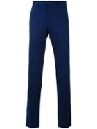 Z Zegna - Straight-leg Trousers - Men - Cotton/spandex/elastane - 54, Blue, Cotton/spandex/elastane