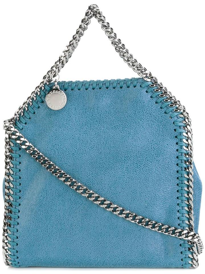 Stella Mccartney Mini Falabella Tote, Women's, Blue, Artificial Leather/metal (other)