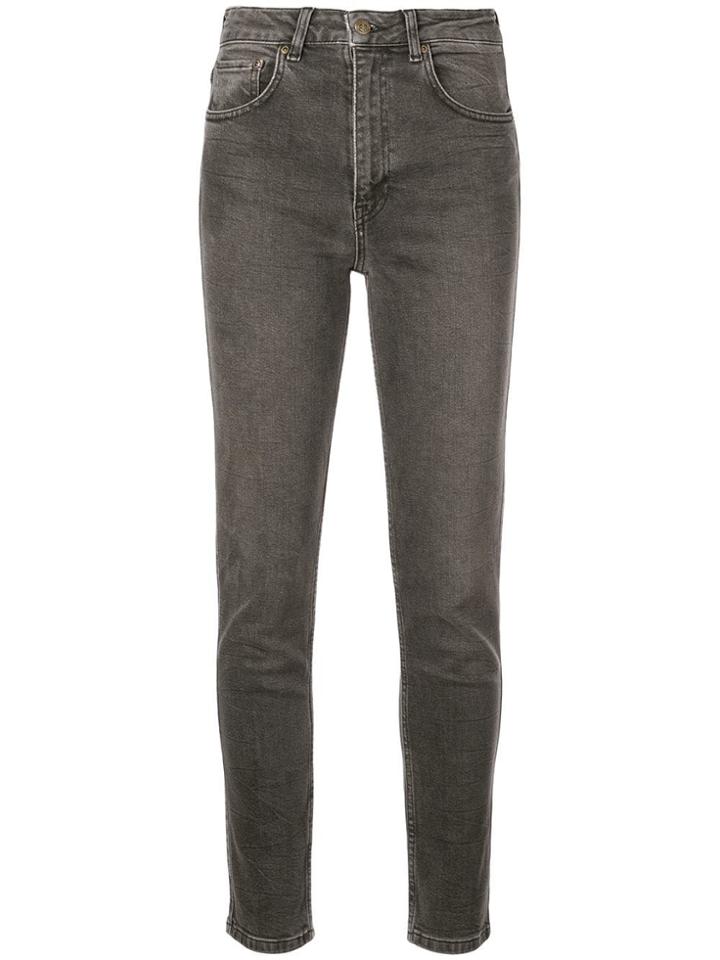 Anine Bing Jagger Skinny Jeans - Grey