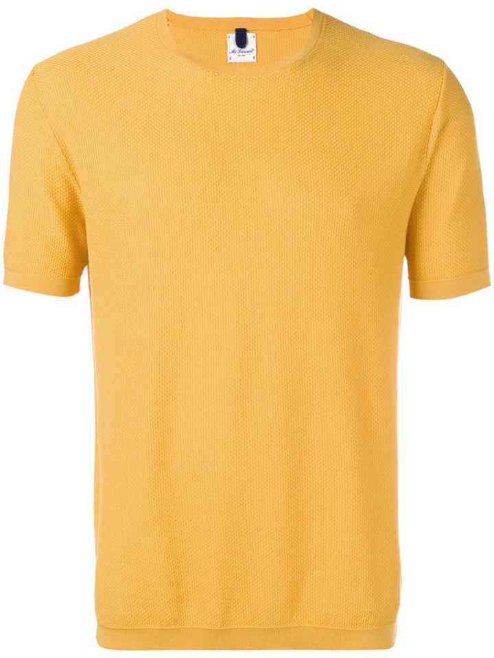 Mc Lauren Fine Knit T-shirt - Yellow & Orange