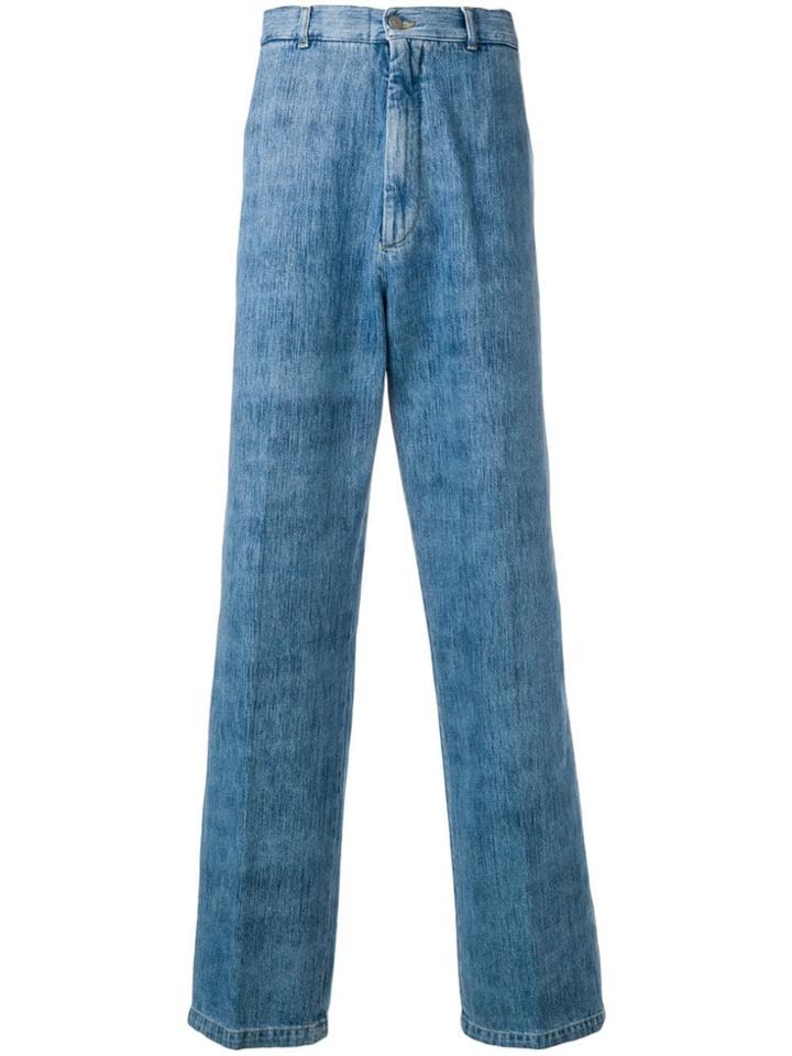 Maison Margiela Brushed Denim Jeans - Blue