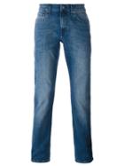7 For All Mankind Slim-fit Jeans, Men's, Size: 36, Blue, Cotton/polyester/spandex/elastane