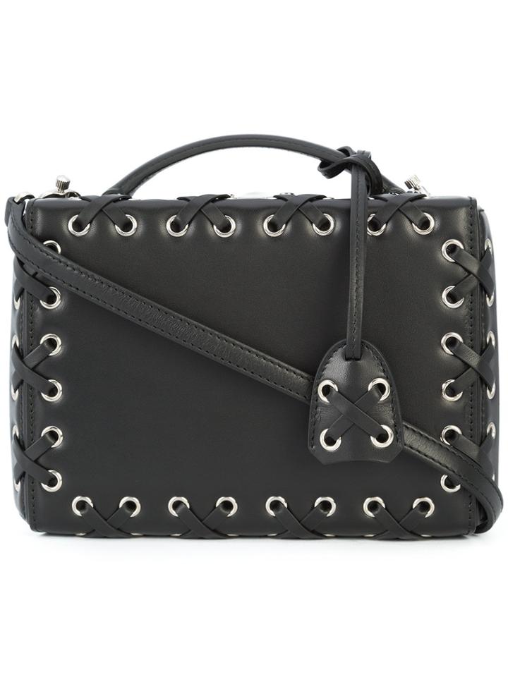 Mark Cross Laced Small Grace Bag - Black