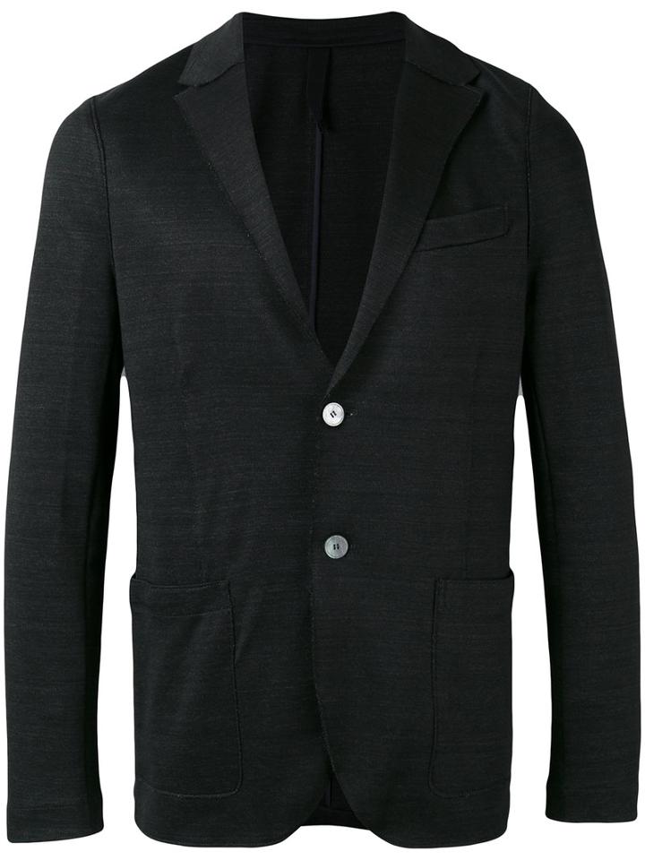 Harris Wharf London - Lightweight Two Button Blazer - Men - Cotton/linen/flax - 54, Grey, Cotton/linen/flax