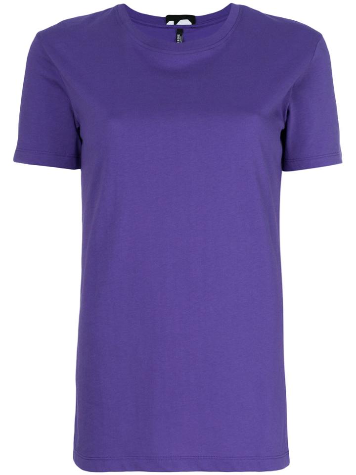 Versus Logo-appliquéd T-shirt - Pink & Purple