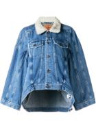 Y / Project Oversized Denim Jacket-shirt - Blue