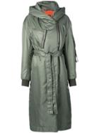 Bacon Belted Down Coat - Green