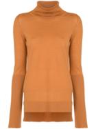 Studio Nicholson Roll Neck Jumper - Yellow & Orange