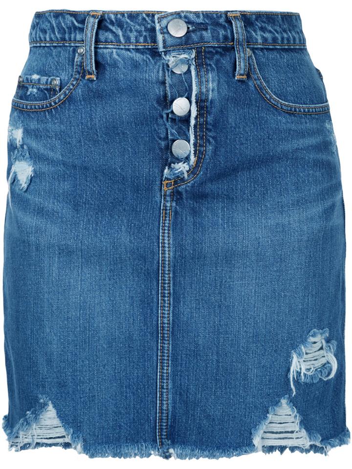 Nobody Denim Harper Skirt Exposed Break Up - Blue