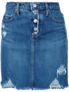 Nobody Denim Harper Skirt Exposed Break Up - Blue