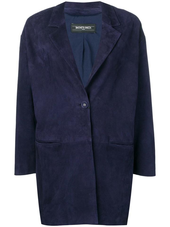 Simonetta Ravizza V-neck Jacket - Blue