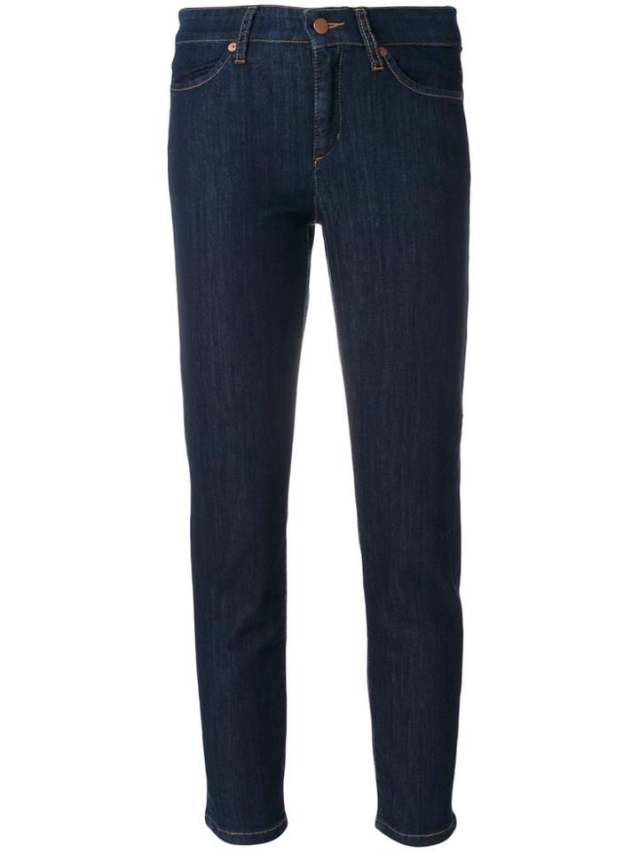 Cambio Piera Cropped Jeans - Blue