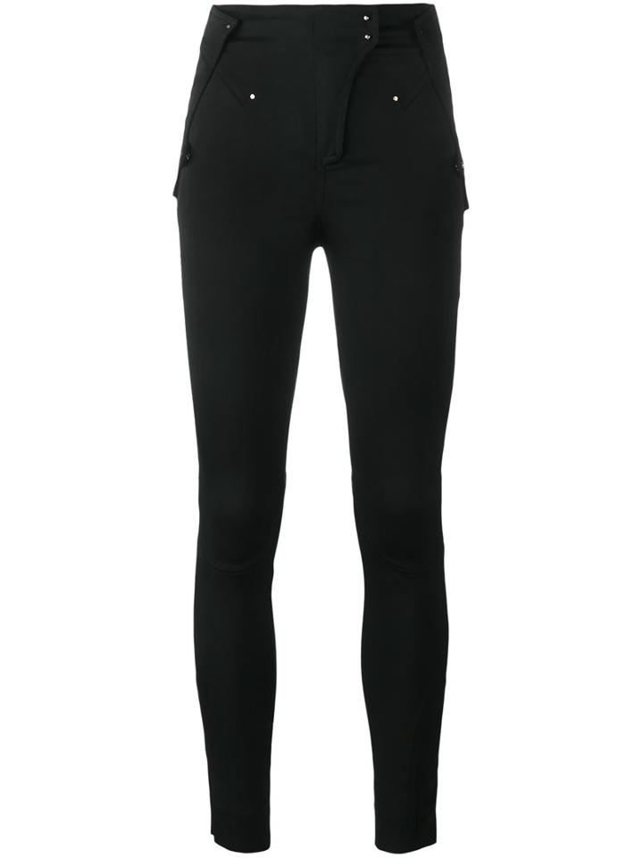 Esteban Cortazar Skinny Trousers, Women's, Size: 36, Black, Polyamide/polyester/spandex/elastane/viscose