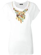 Diesel Diamond Necklace Print T-shirt - White