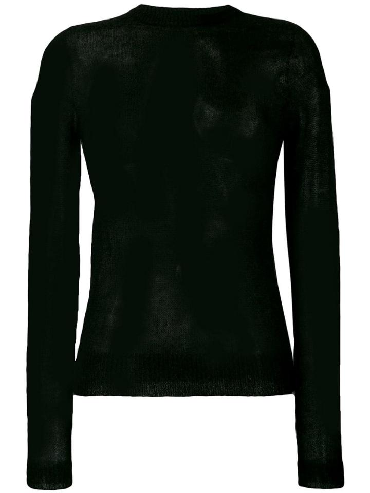 Rick Owens Semi-sheer Jumper - Black