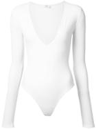Alix Irving Bodysuit, Women's, Size: Xs, White, Nylon/spandex/elastane