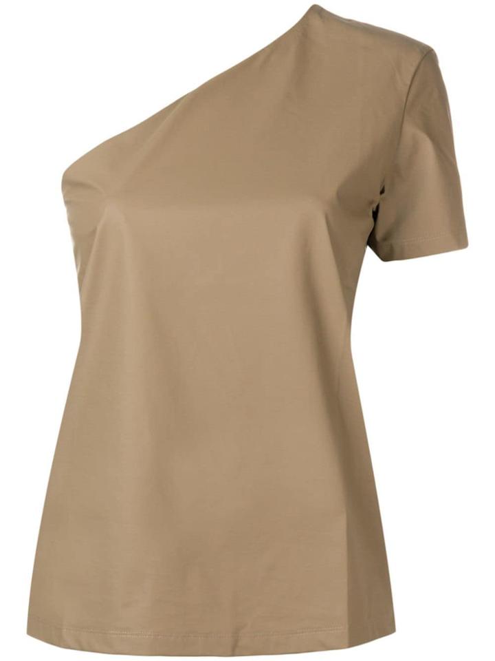 Max Mara Asymmetric T-shirt - Brown