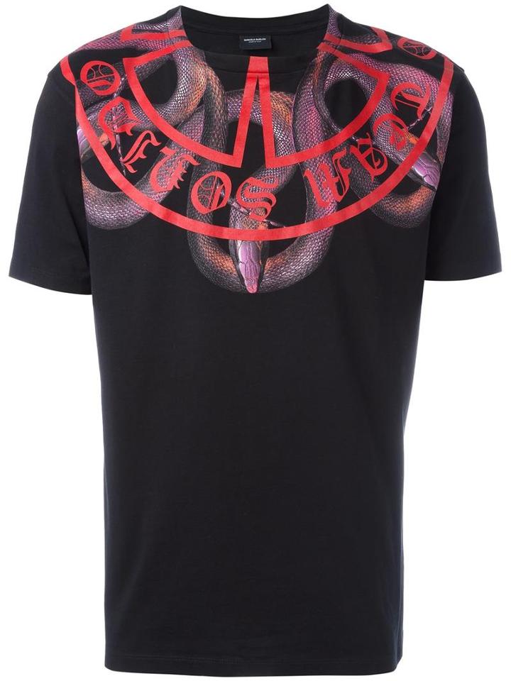 Marcelo Burlon County Of Milan Roberto T-shirt, Men's, Size: Xl, Black, Cotton