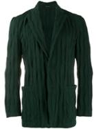 Issey Miyake Men Knitted Blazer - Green