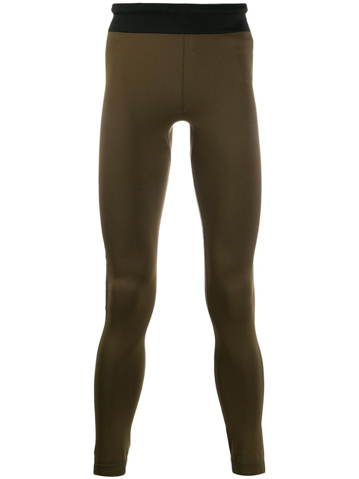 Falke Compression Running Leggings - Green