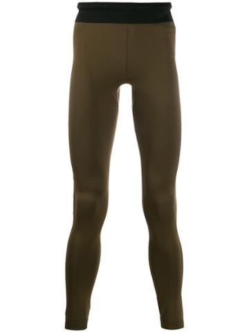 Falke Compression Running Leggings - Green
