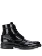 Saint Laurent Army Lace-up Boots - Black
