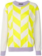 Sofie D'hoore Contrast Lines Sweater - White