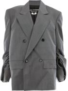 Junya Watanabe Double-breasted Fitted Blazer - Grey